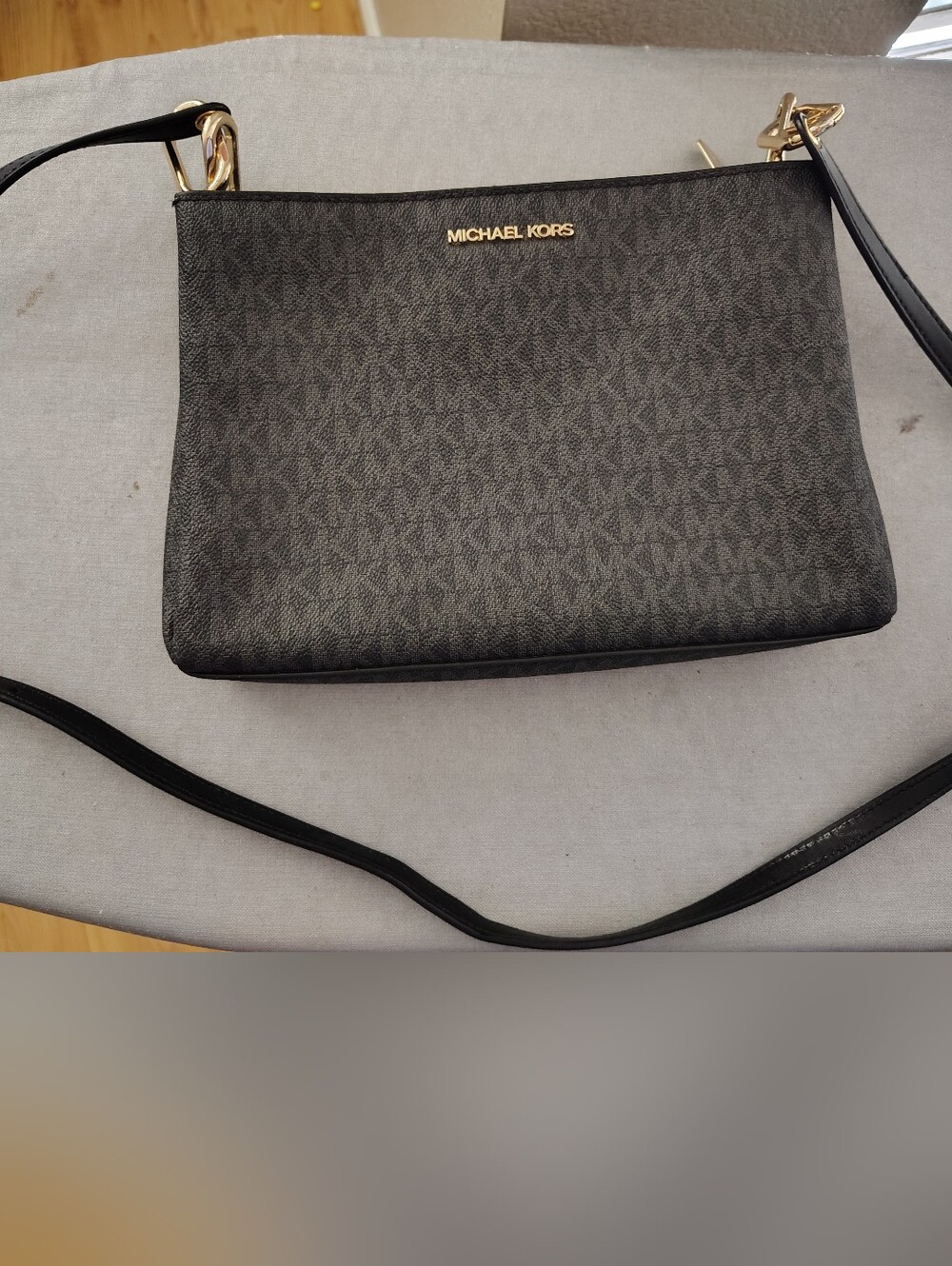Michael Kors Black Signature Crossbody Bag